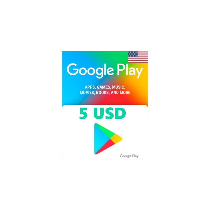 Google Play 5 USD - 2